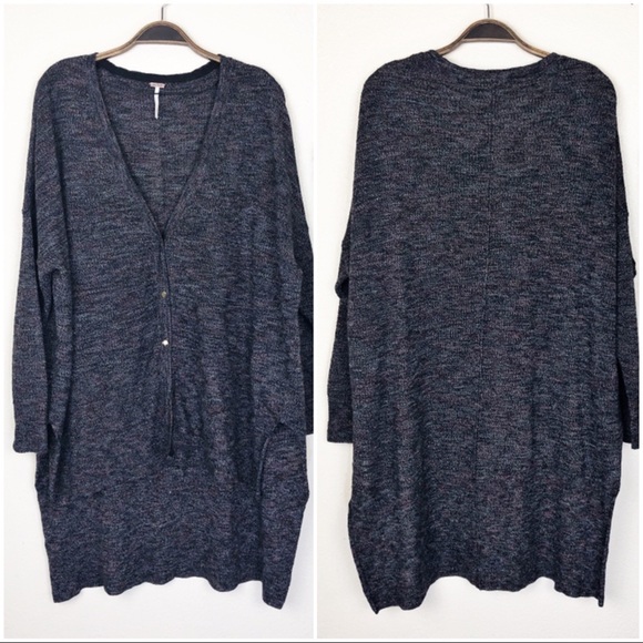 ✖️SOLD✖️•FREE PEOPLE•TGIF Oversized Knit Cardigan - Picture 2 of 8